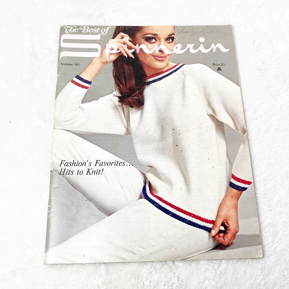 Vintage Spinnerin Magazine Volume 101, Ideas for Cardigan/Sweaters Knitting